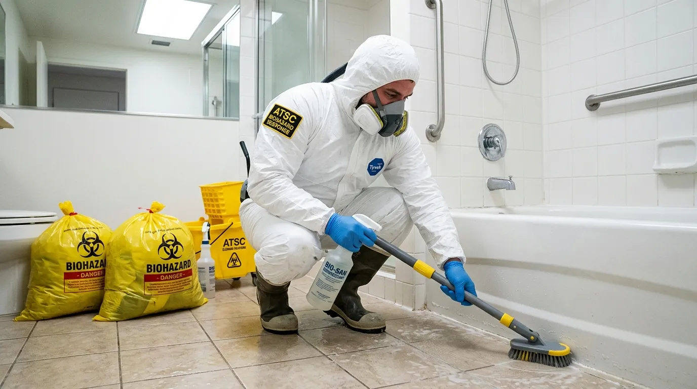 Decontamination equipment deployed for Blood Cleanup in Lincoln Park